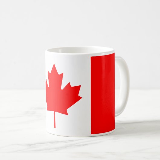 Mug Drapeau (canadien) du Canada (Devant droit)