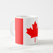 Mug Drapeau (canadien) du Canada (Devant gauche)