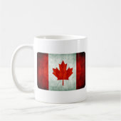 Mug Drapeau canadien en détresse (Gauche)