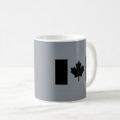 Mug Drapeau canadien en noir (Devant droit)