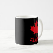 Mug Drapeau Canadien Indépendance Maple Leaf Hommes (Devant droit)