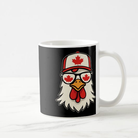 Mug Drapeau canadien Jour du Canada Feuille d'érable P (Droite)