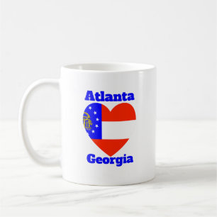 Mug Drapeau cardiaque Atlanta Georgia