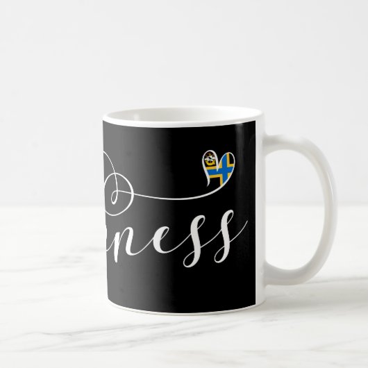 Mug Drapeau cardiaque caithness, Écosse (Droite)