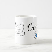 Mug Drapeau cardiaque en Crète, Grèce, Crétois (Centre)