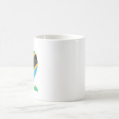 Mug Drapeau cardiaque en Tanzanie (Centre)