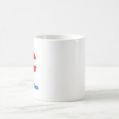 Mug Drapeau cardiaque Porto Rico (Centre)