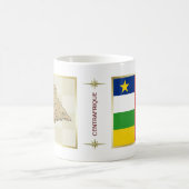 Mug Drapeau + Carte Centrafrique (Centre)