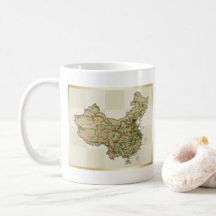 Mug Drapeau + Carte de Chine