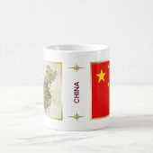 Mug Drapeau + Carte de Chine (Centre)