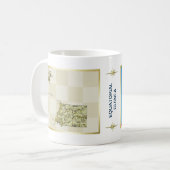 Mug Drapeau + Carte de la Guinée Équatoriale (Devant gauche)