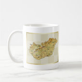 Mug Drapeau + Carte de la Hongrie (Gauche)