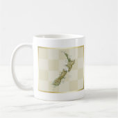 Mug Drapeau + Carte de Nouvelle-Zélande (Gauche)