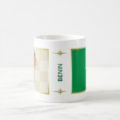 Mug Drapeau + Carte du Bénin (Centre)