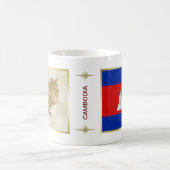 Mug Drapeau + Carte du Cambodge (Centre)