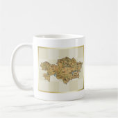 Mug Drapeau + Carte du Kazakhstan (Gauche)
