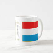 Mug Drapeau + Carte du Luxembourg (Devant droit)