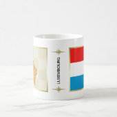 Mug Drapeau + Carte du Luxembourg (Centre)