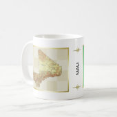 Mug Drapeau + Carte du Mali (Devant gauche)