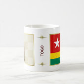 Mug Drapeau + Carte du Togo (Centre)