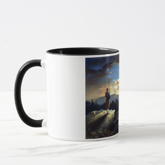 Mug Drapeau céleste américain dans le ciel, Guerre civ (Gauche)