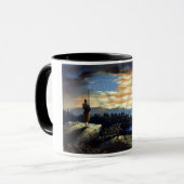 Mug Drapeau céleste américain dans le ciel, Guerre civ (Devant gauche)