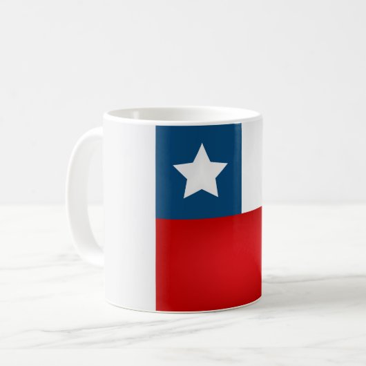 Mug Drapeau chilien cool (Devant gauche)