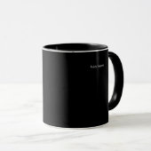 Mug Drapeau classique Express® noir noir (Devant droit)