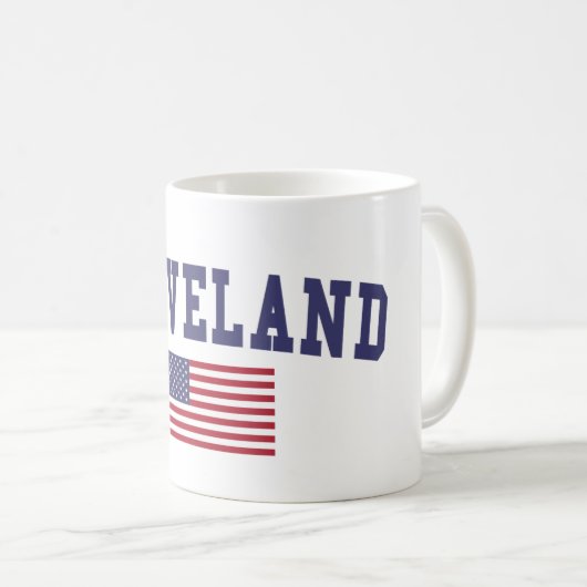 Mug Drapeau Cleveland OH US (Devant droit)