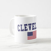 Mug Drapeau Cleveland OH US (Devant gauche)