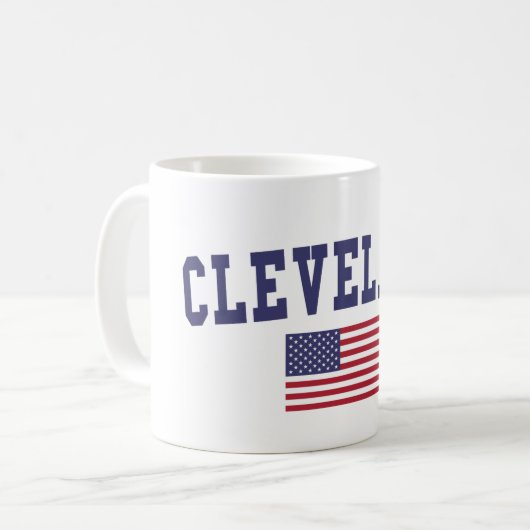 Mug Drapeau Cleveland OH US (Devant gauche)