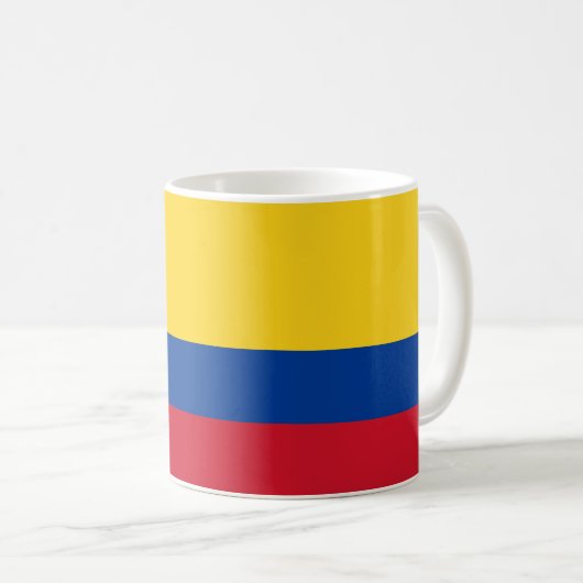 Mug Drapeau Colombie (Colombie) (Devant droit)