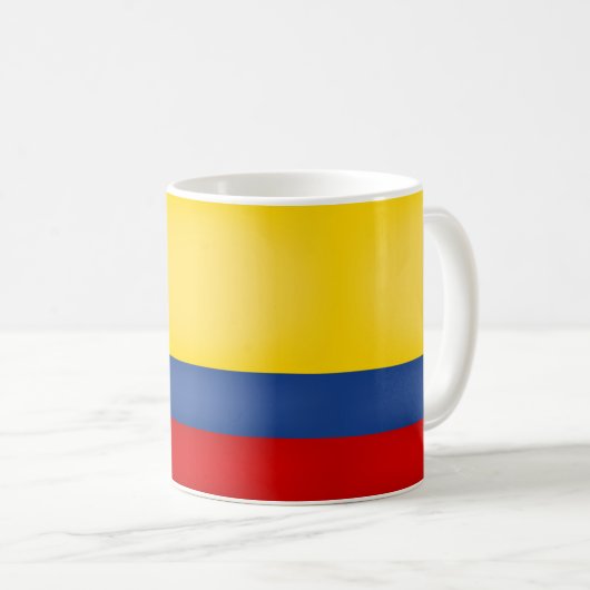 Mug Drapeau colombien cool (Devant droit)