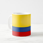 Mug Drapeau colombien cool (Devant gauche)