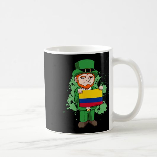 Mug Drapeau colombien fier de Colombie St. Patricks Da (Droite)