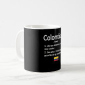 Mug Drapeau colombien Roots Colombia Patrimoine colomb (Devant gauche)