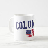 Mug Drapeau Columbia SC US (Devant gauche)