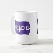 Mug Drapeau Confederale Iroquois (Devant gauche)