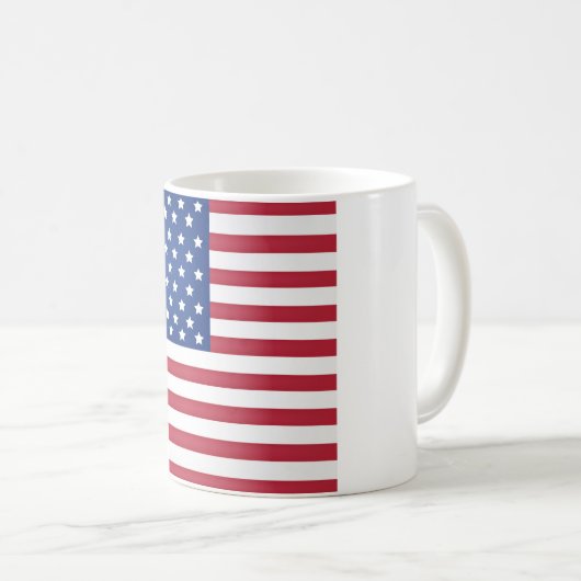 Mug Drapeau Cool américain (Devant droit)