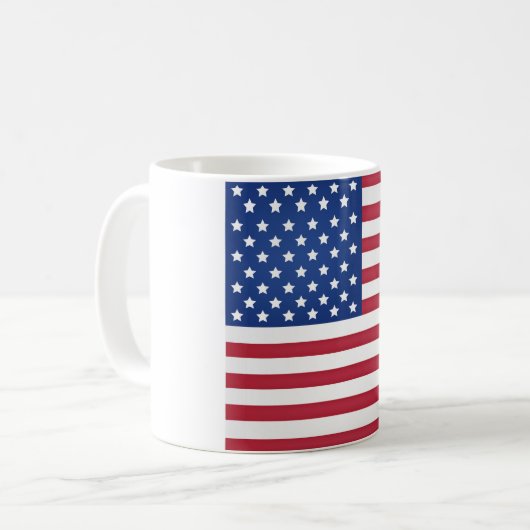 Mug Drapeau Cool américain (Devant gauche)