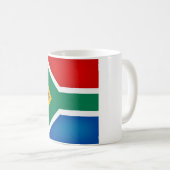 Mug Drapeau Cool d'Afrique du Sud (Devant droit)