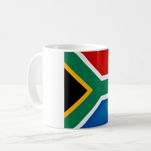 Mug Drapeau Cool d'Afrique du Sud (Devant gauche)