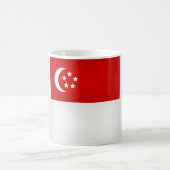 Mug Drapeau cool de Singapour (Centre)