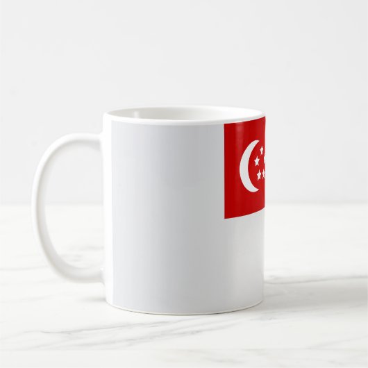 Mug Drapeau cool de Singapour (Gauche)