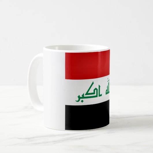 Mug Drapeau Cool en Irak (Devant gauche)