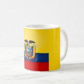 Mug Drapeau cool Équateur (Devant droit)