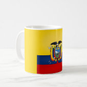 Mug Drapeau cool Équateur (Devant gauche)