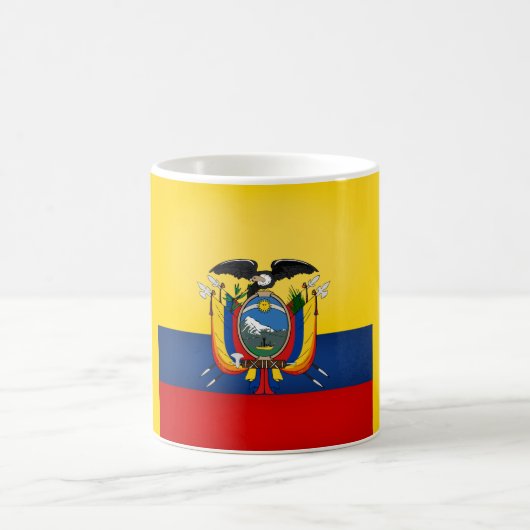 Mug Drapeau cool Équateur (Centre)