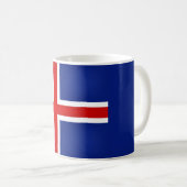 Mug Drapeau Cool islandais (Devant droit)