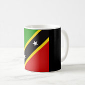 Mug Drapeau cool Saint-Kitts-Et-Nevis (Devant droit)